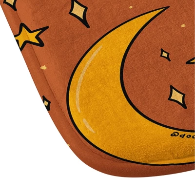 Vintage Star And Sun Memory Foam Bath Mat Rust - Deny Designs - Image 2