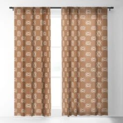 Marta Barragan Camarasa Desert Boho II Single Panel Sheer Window Curtain - Deny Designs