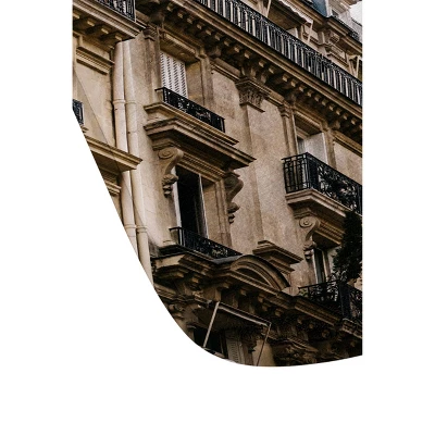 Bethany Young Photography Eiffel Tower Memory Foam Bath Mat Brown - Deny Designs