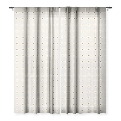 Iveta Abolina Donate Cream Single Panel Sheer Window Curtain - Deny Designs - Image 2
