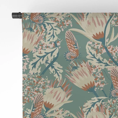 Holli Zollinger Zarah Butterfly 50" X 84" Single Panel Sheer Window Curtain - Deny Designs - Image 3