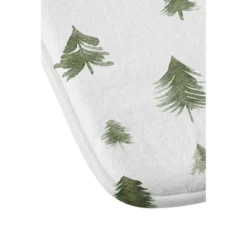 Gabriela Fuente Winter Forest Memory Foam Bath Mat Green - Deny Designs