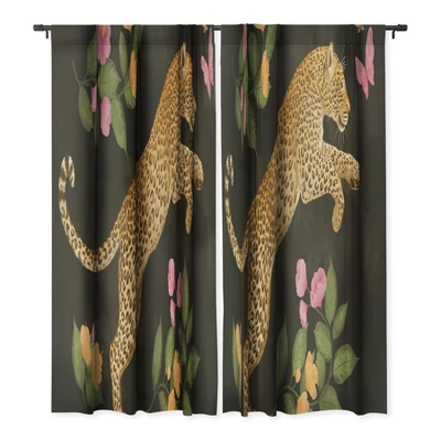 Laura Graves Reach For It 50" X 84" Single Panel Room Darkening Window Curtain - Society6 - Image 2