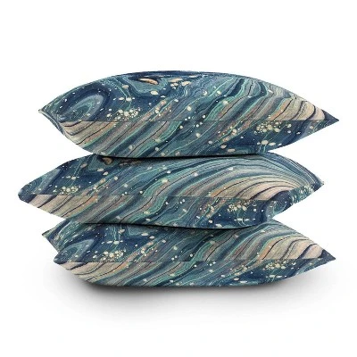 16"x16" Shannon Clark Underwater Throw Pillow Blue - Deny Designs - Image 3