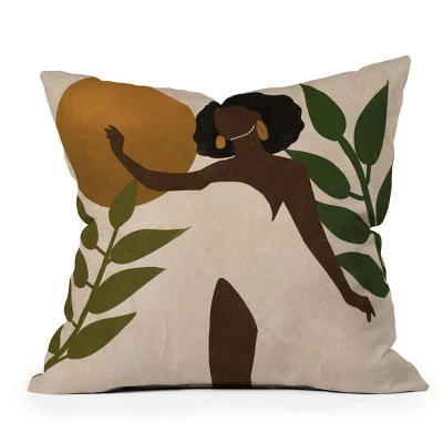 Nawaal Illustrations Release Outdoor Throw Pillow - Deny Designs - Image 4