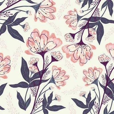 Rosebud Studio Spring Harmony Shower Curtain Pink - Deny Designs - Image 2