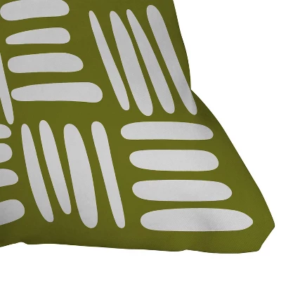 16"x16" Summer Sun Home Art Boho Square Throw Pillow Green - Deny Designs - Image 2