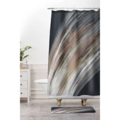 Pimlada Phuapradit Yakeru Bath Mat Gray - Deny Designs