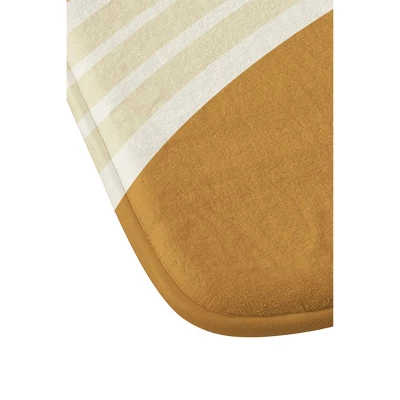 Urban Wild Studio One Day Clay Layers Memory Foam Bath Mat Brown - Deny Designs