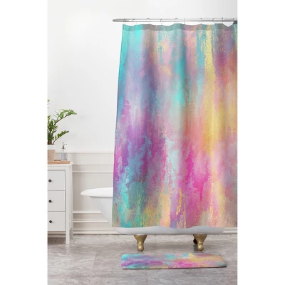 Abstract Cloud Bath Mat (36"x24") Purple - Deny Designs - Image 2