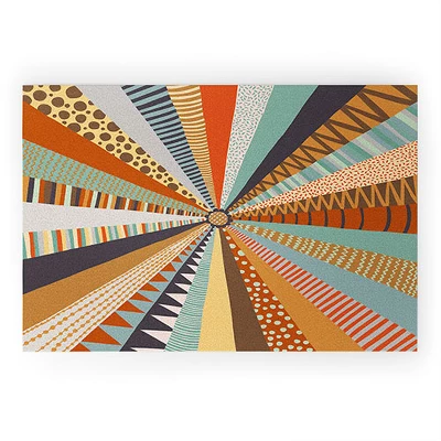 Alisa Galitsyna Hand Drawn Patchwork I Welcome Mat - Society6 - Image 2