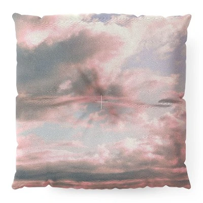 Emanuela Carratoni Delicate Sky Square Floor Pillow - Deny Desings