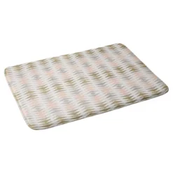 Georgiana Paraschiv Triangles Cushion Bath Mat (36"x24") - Deny Designs