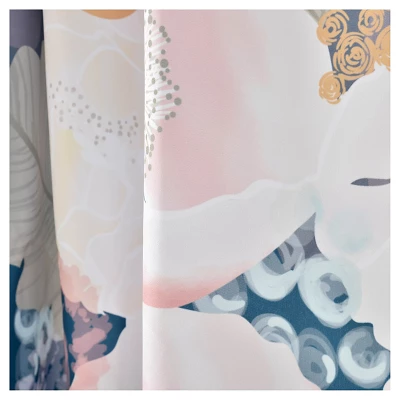 Khristian A Howell Une Femme Shower Curtain Blue - Deny Designs