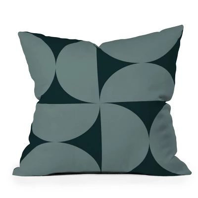 Colour Poems Bold Minimalism Outdoor Throw Pillow Green - Deny Designs - Image 3