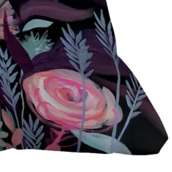 18"x18" Stephanie Corfee In The Mood Throw Pillow Black - Deny Designs