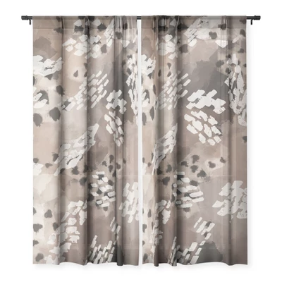 Marta Barragan Camarasa Modern Animal Print 75 Single Panel Sheer Window Curtain - Deny Designs - Image 2