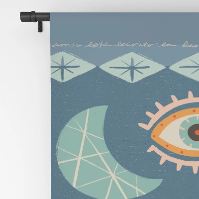 Carey Copeland Written In The Stars Milagros 84" X 50" Single Panel Blackout Window Curtain - Deny Designs - Image 3