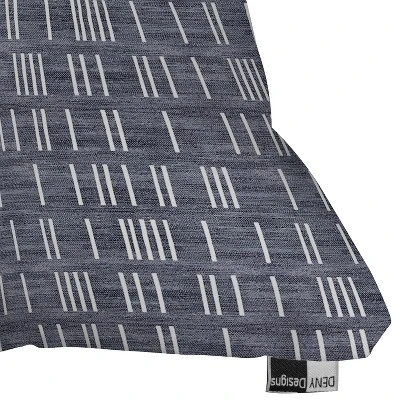 Holli Zollinger Geometric Square Throw Pillow Blue - Deny Designs