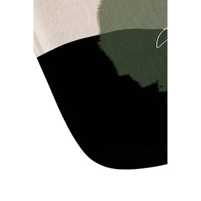 Aleeya Jones Boho Print Memory Foam Bath Mat Beige/Green - Deny Designs - Image 2