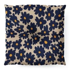 Miho Mini Floral Garden 2 Square Floor Pillow - Deny Desings