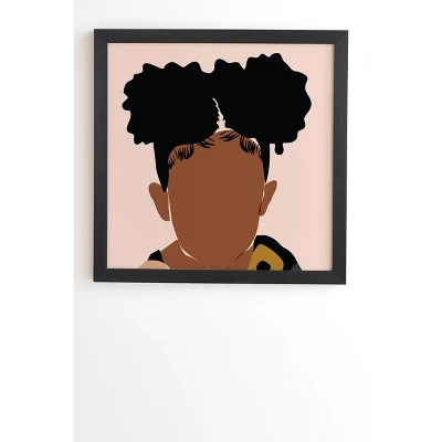 Domonique Brown Two Puffs Framed Wall Art Black - Deny Designs - Image 5