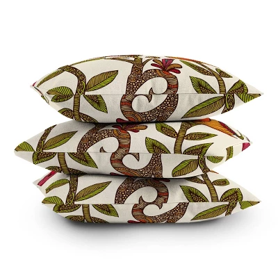 16"x16" Valentina Ramos In The Garden Square Throw Pillow Pink - Deny Designs - Image 3