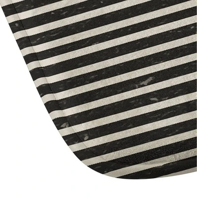 Allie Falcon Southwestern Minimalist Heavy Memory Foam Bath Mat Black - Deny Designs - Image 2