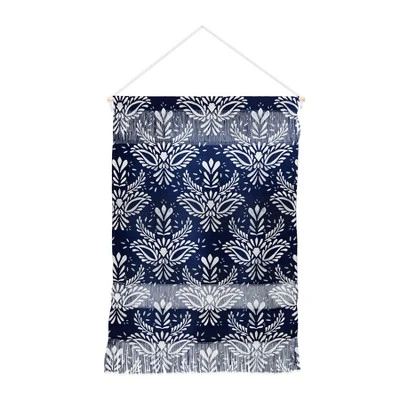 Marta Barragan Camarasa Pattern Indigo Wall Hanging Portrait Blue - Deny Designs - Image 5