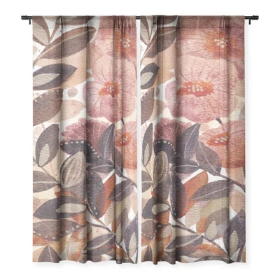 Viviana Gonzalez Nature Love Botanical 3 Single Panel Sheer Window Curtain - Deny Designs - Image 2