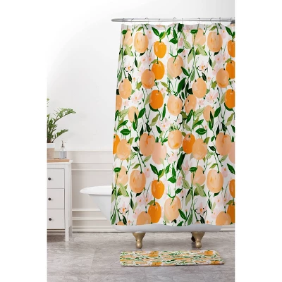 Spring Clementines Shower Curtain - Deny Designs - Image 2