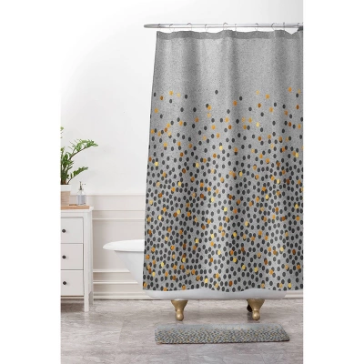 Iveta Abolina Gray Splash Bath Rugs And Mats Gray 24" X 36" - Deny Designs - Image 3