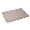 34"x21" Little Arrow Design Co Fall Plaid Warm Memory Foam Bath Mat Orange - Deny Designs