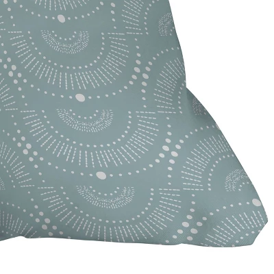Heather Dutton Rise And Shine Mist Outdoor Throw Pillow Blue - Deny Designs - Image 2