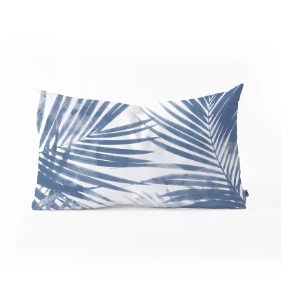 Emanuela Carratoni Serenity Palms Throw Pillow Blue - Deny Designs - Image 5