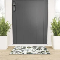 The Whiskey Ginger Yellowstone National Park Travel Pattern Welcome Mat - Society6