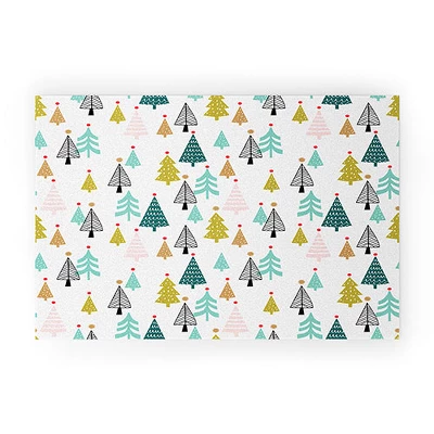 Wendy Kendall Tiny Trees Looped Vinyl Welcome Mat - Society6 - Image 5