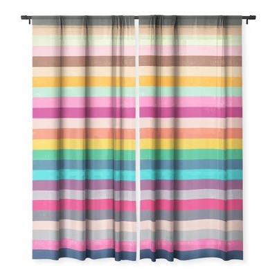 Garima Dhawan Explore Single Panel Sheer Window Curtain - Deny Designs - Image 2