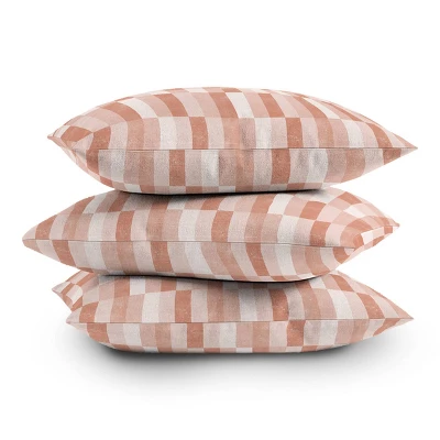 Little Arrow Design Co. Cosmo Tile Terracotta Outdoor Throw Pillow Orange - Deny Designs - Image 3