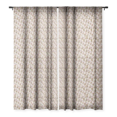 Alison Janssen Summer Bouquet Single Panel Sheer Window Curtain - Deny Designs - Image 2